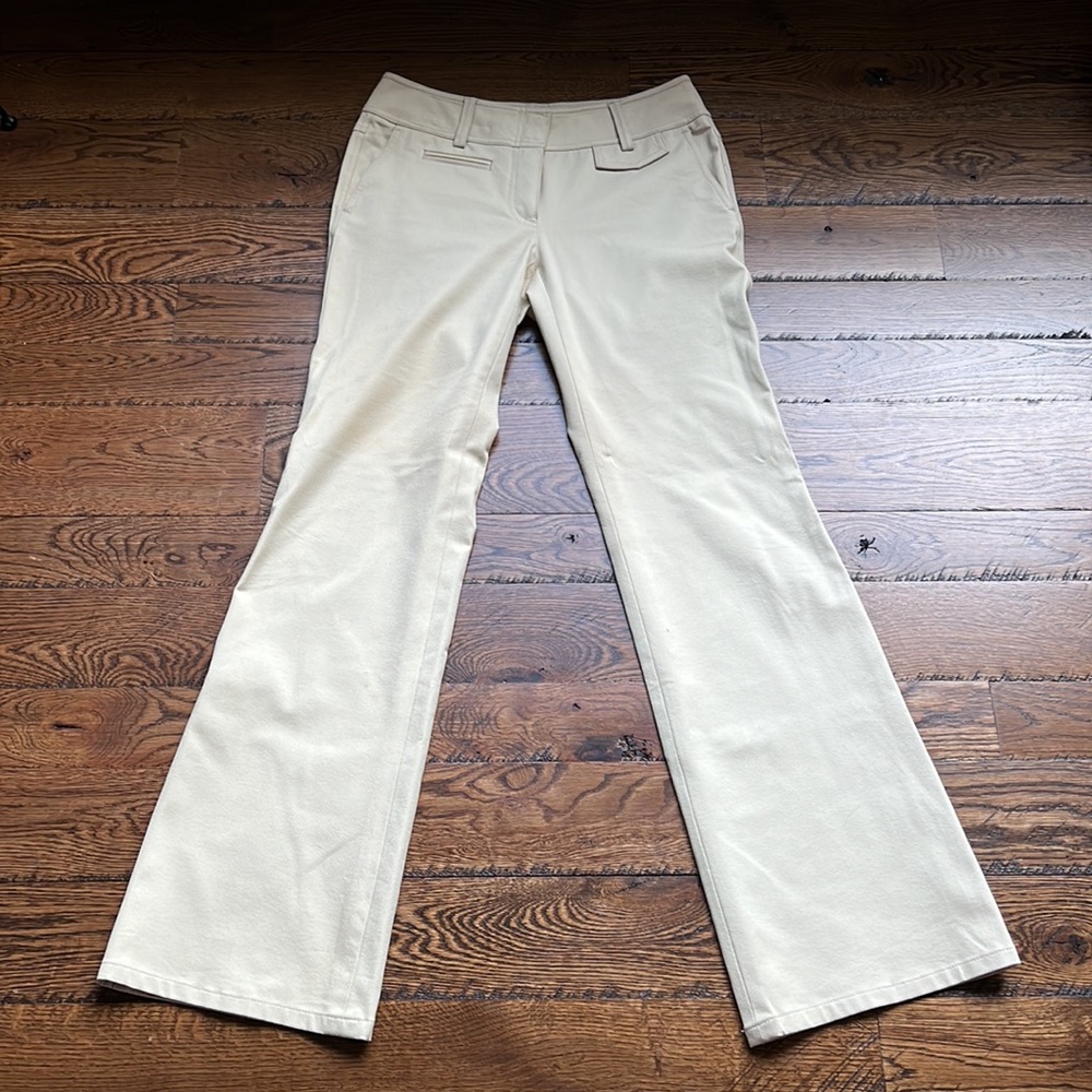 Womyn “Wink” wide-leg stretch slacks, size 2.